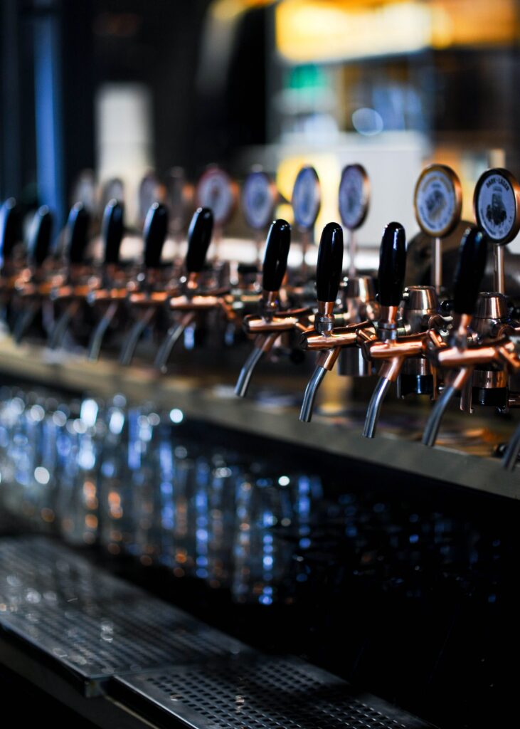 Photo · Tirage pression, comptoir de bar